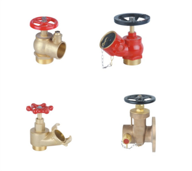 Brass Hydrant Landing Valve Fire Fighting 2.5 Inch Anti Corrosion