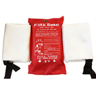 Silicone Coating BS EN 1869 Fire Blanket Fiberglass 1.2*1.2m