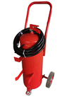 35kg Wheeled ABC Dry Powder Fire Extinguisher Red Cylinder Mexican Type