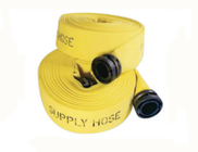 Aging Resistance Flameproof Colored Fire Hose Yellow Orange Red Line