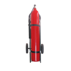 cilindro de extintor de incêndio de CO2 25KG CK45 carro vermelho