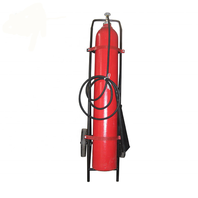 Cylindre d'extincteur de CO2 25 kg CK45 chariot rouge