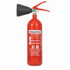 Portable 2kg CO2 Fire Extinguisher MT2 BSI EN3 OEM For Shop And Supermarket