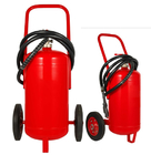25kg Mobile Fire Extinguisher Cart Type Wheel Type Moisture Proof