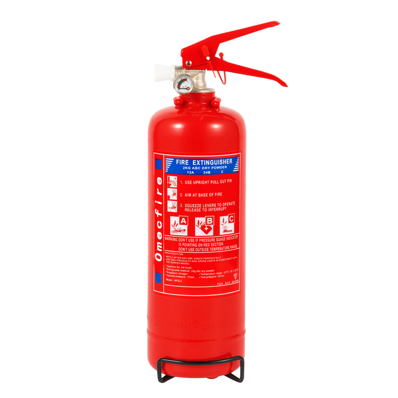2kg ABC Dry Powder Fire Extinguisher TUV CE For Office Buildings