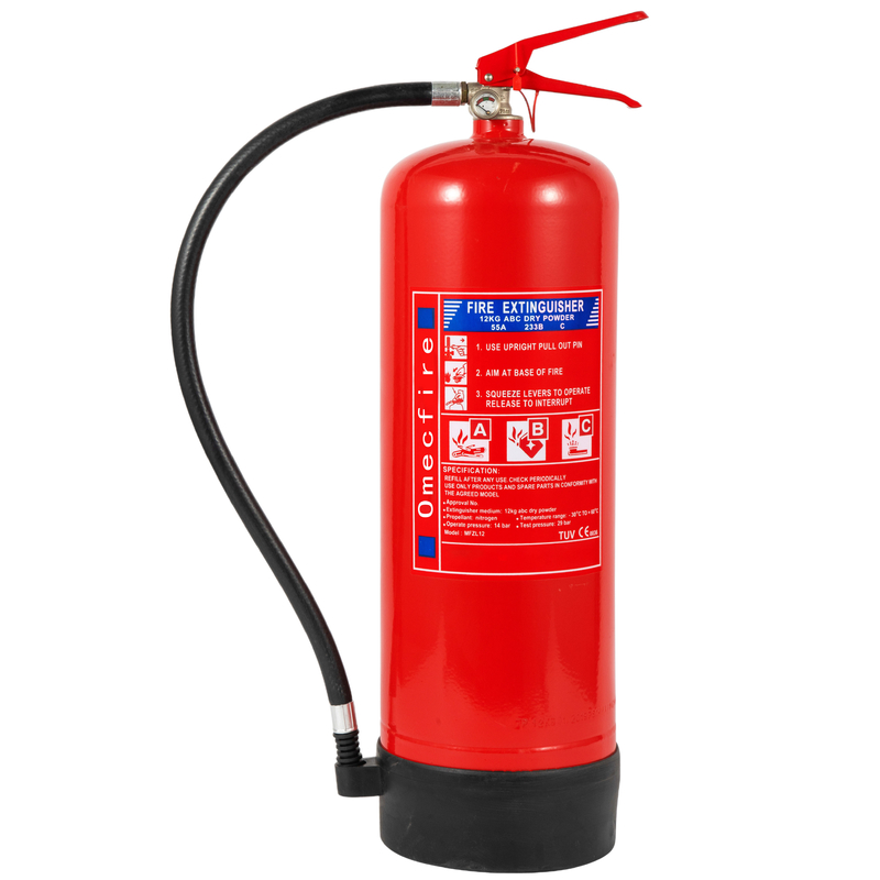 Multi Purpose 12kg Portable ABC Dry Powder Fire Extinguishers TUV CE Approved