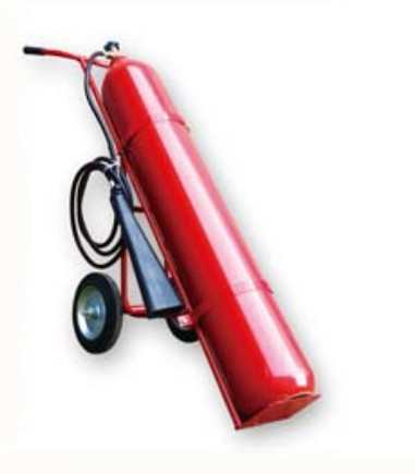 OEM CO2 Trolley Type Fire Extinguisher 30KG Red Cylinder