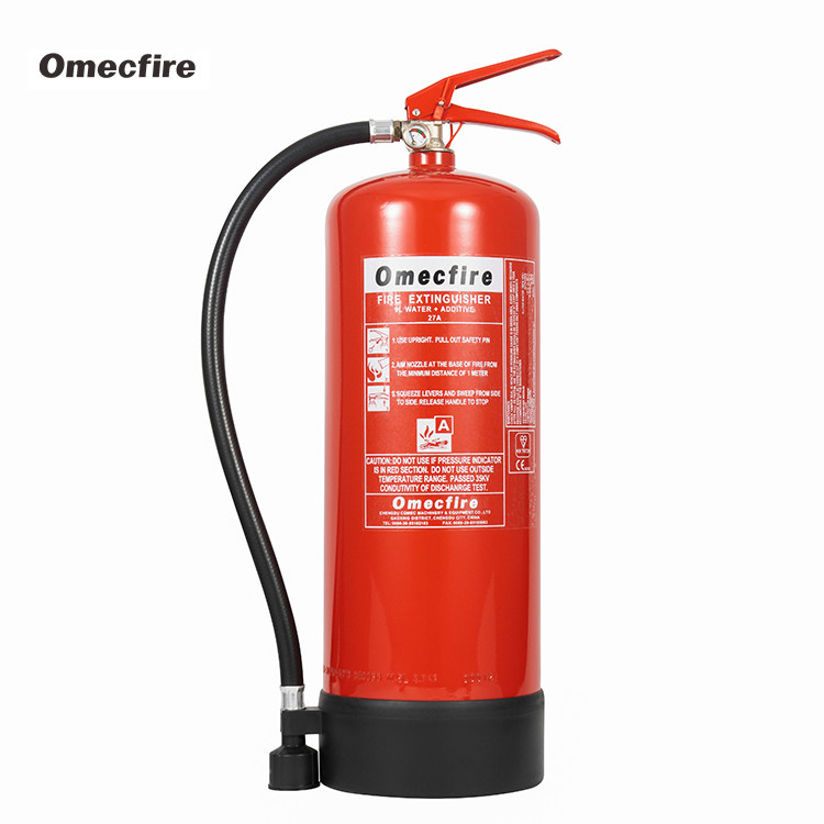 9L Water Type BS EN3 Fire Extinguisher Kitemark EN3-7 Red