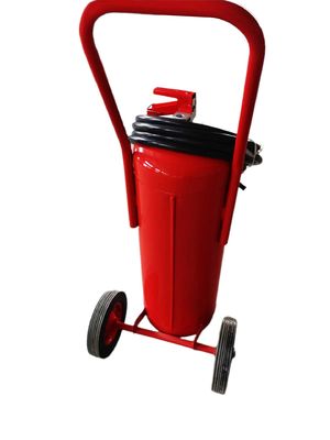 35kg Tekerlekli ABC Kuru Toz Yangın Söndürücü Kırmızı Silindir Meksika Tipi