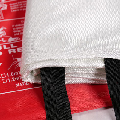 Fibre de verre couvrante 1.2*1.8m 1.5*1.8m du feu enduit de silicone d'en 1869 des BS