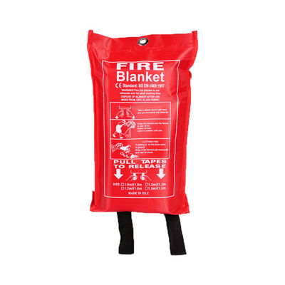 طلاء سيليكون BS EN 1869 بطانية حريق من الألياف الزجاجية 1.2 * 1.2 م