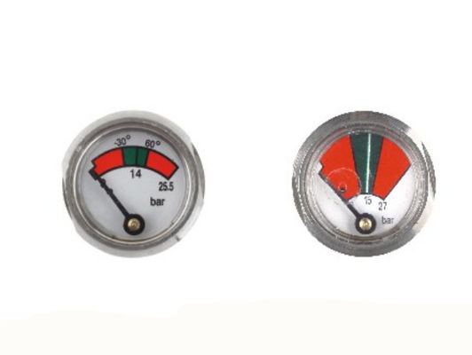 Phụ kiện bình chữa cháy bột khô Omecfire Máy đo áp suất Loại màng chắn Dia 35mm